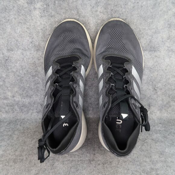 Adidas Shoes Men 10 Athletic Trainer Edge Flex Running Sport Active Grey Comfort main image 9